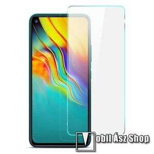IMAK H előlap védő karcálló edzett üveg - 9H, A képernyő sík részét védi - Infinix Hot 9 - GYÁRI kép