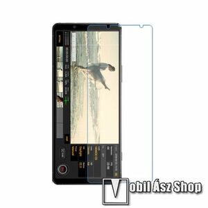 Képernyővédő fólia - Ultra Clear - 1db, törlőkendővel, A képernyő sík részét védi - SONY Xperia 5 II (2020) kép