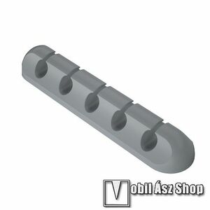 ESSAGER UNIVERZÁLIS Kábel szervező, kötegelő, 1db-os, 96mm hosszú, 3M-es ragasztó - SZÜRKE - GYÁRI kép