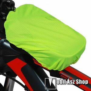 WEST BIKING UNIVERZÁLIS takaró biciklis / kerékpáros tartó konzolokhoz - vízálló, gumis, 18.5 x 11cm - ZÖLD kép