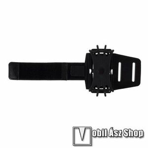 UNIVERZÁLIS SPORT tok / karpánt - FEKETE - forgatható, 4-6.5"-os készülékekhez ajánlott kép