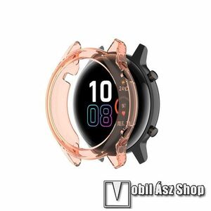 Okosóra szilikontok - ÁTTETSZŐ NARANCSSÁRGA - HUAWEI Honor MagicWatch 2 42mm kép