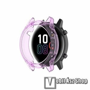 Okosóra szilikontok - ÁTTETSZŐ LILA - HUAWEI Honor MagicWatch 2 42mm kép