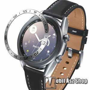 Okosóra lünetta védő rozsdamentes acél - EZÜST - SAMSUNG Galaxy Watch3 41mm (SM-R855F) kép