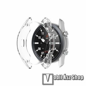 Okosóra szilikontok - ÁTLÁTSZÓ - SAMSUNG Galaxy Watch3 45mm (SM-R845F) kép