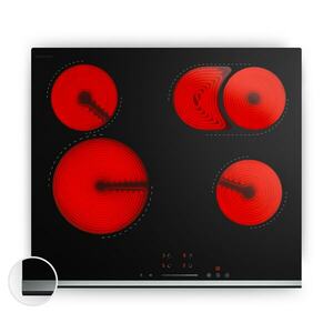 Klarstein Verosteel üvegkerámia főzőlap | 4 zóna | Minimalista, Erőteljes | 6600 W | 60 cm kép