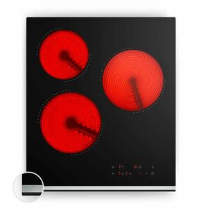 Klarstein Verosteel üvegkerámia főzőlap | 3 zóna | Minimalista, Erőteljes | 5000 W | 45 cm kép
