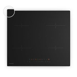 Klarstein Velaire indukciós főzőlap, elegáns, minimalista, nagy teljesítményű, 4 főzőzóna, 7000 W, 60 cm kép