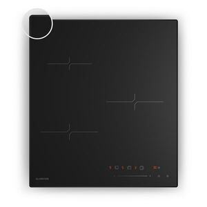 Klarstein Velaire indukciós főzőlap, elegáns, minimalista, kompakt, 3 főzőzóna, 5500 W, 45 cm kép