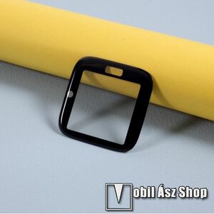 Okosóra Flexible Nano Glass okosóra flexibilis üvegfólia - 1db - 3D Curved, A teljes kijelzőt védi! - FEKETE - Fitbit Versa kép