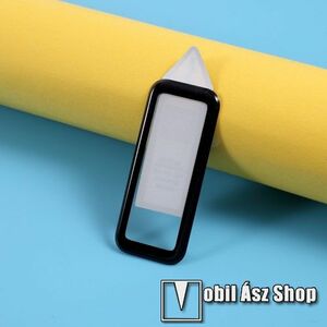 Okosóra Flexible Nano Glass okosóra flexibilis üvegfólia - 1db - 6H, 3D Curved, A teljes képernyőt védi - FEKETE - HUAWEI Honor Band 4 kép