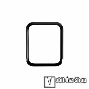 RURIHAI 3D Flexible Nano Glass okosóra flexibilis üvegfólia - 1db - 3D Curved, A teljes képernyőt védi - FEKETE - Apple Watch SE 40mm - GYÁRI kép