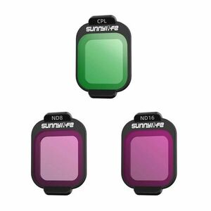 Sunnylife do DJI Flip Filtry CPL, ND8, ND16 kép