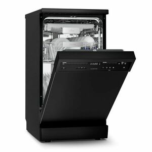 Klarstein Velaire szabadon álló mosogatógép | Minimalista, kompakt, nagy teljesítményű | EEC B | 45 cm kép