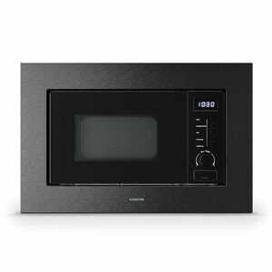 Klarstein Verosteel beépített mikrohullámú sütő grillel | 800 W grill | 700 W mikrohullámú sütő | 60 cm kép