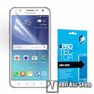Xpro képernyővédő fólia - Clear - 1db, törlőkendővel, A képernyő sík részét védi! - SAMSUNG SM-J500F Galaxy J5 (2015) - GYÁRI kép