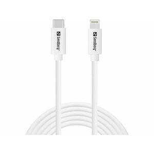 Sandberg USB-C PD to Lightning MFI, 2M Fehér kép