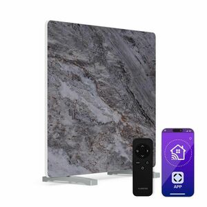 Klarstein MarmoHeat infravörös panel | 420 W | 6 - 12 m² | márvány design | 70 cm x 63 cm kép