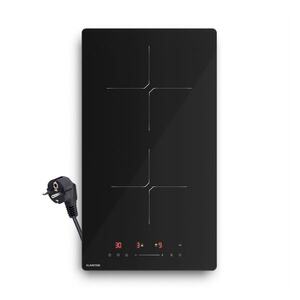 Klarstein PowerGlide indukciós főzőlap | Modern, kompakt és nagy teljesítményű | 2 főzőzóna | 3500 W | 30 cm kép