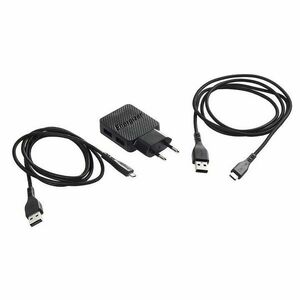 Energizer fali töltő 2x usb 2, 4A usb C Microusb kábel fekete kép