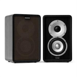 Numan Retrospective 1979 S, kettő 2-utas hangfal, fekete, fekete-barna burkolat kép