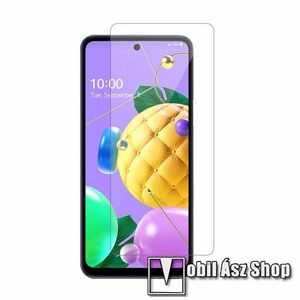 Előlap védő karcálló edzett üveg - 0, 33 mm vékony, 9H, Arc Edge, A képernyő sík részét védi - LG K52 / LG K62 / LG K42 kép