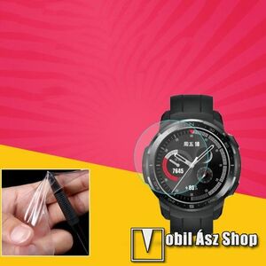 Honor Watch GS Pro, TPU okosóra képernyővédő fólia, 1db, Clear, törlőkendővel kép