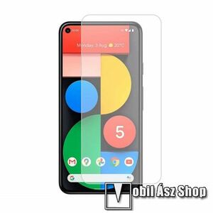 Előlap védő karcálló edzett üveg - 0, 33 mm vékony, 9H, Arc Edge, A képernyő sík részét védi - Google Pixel 5 kép