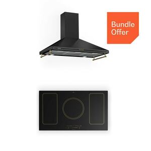 Klarstein Victoria 90 Duo készlet indukció, 90 cm, indukciós főzőlap, páraelszívó kép