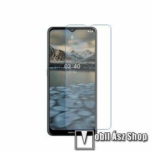 Képernyővédő fólia - Ultra Clear - 1db, törlőkendővel, A képernyő sík részét védi - NOKIA 2.4 kép