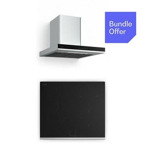 Klarstein Verosteel indukciós főzőlap + Verosteel páraelszívó | 60 cm kép