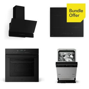 Klarstein Velaire indukciós főzőlap, mosogatógép, sütő, páraelszívó kép