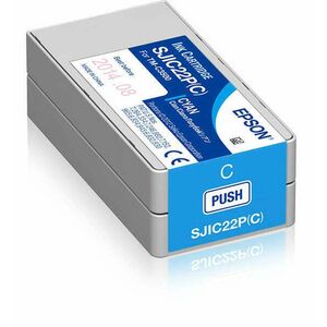 Epson SJIC22P(C) C3500 Tintapatron Cyan 32, 5ml , C33S020602 kép