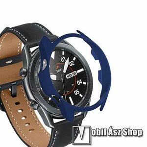 Okosóra műanyag védő tok / keret - KÉK - SAMSUNG Galaxy Watch3 41mm (SM-R855F) kép