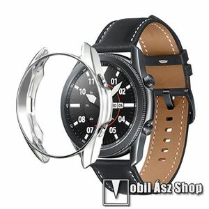 Okosóra szilikontok - GALVANIZÁLT EZÜST - SAMSUNG Galaxy Watch3 45mm (SM-R845F) kép