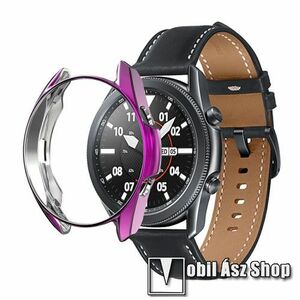 Okosóra szilikontok - GALVANIZÁLT LILA - SAMSUNG Galaxy Watch3 45mm (SM-R845F) kép