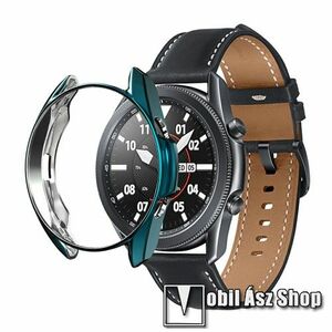 Okosóra szilikontok - GALVANIZÁLT KÉK - SAMSUNG Galaxy Watch3 41mm (SM-R855F) kép