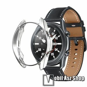 Okosóra szilikontok - GALVANIZÁLT EZÜST - SAMSUNG Galaxy Watch3 41mm (SM-R855F) kép