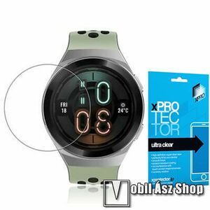 Xpro okosóra képernyővédő fólia - CLEAR - 1db, törlőkendővel, A képernyő sík részét védi! - HUAWEI Watch GT 2e - GYÁRI kép