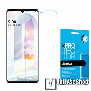 Xpro képernyővédő fólia - Clear - 1db, törlőkendővel, A képernyő sík részét védi! - LG Velvet 4G (LMG910EMW / LM-G910EMW) / LG Velvet 5G (LM-G900N / LM-G900EM) - GYÁRI kép