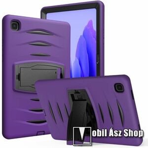 OTT! SHOCKPROOF STAND műanyag védő tok / hátlap - LILA - szilikon betétes, asztali tartó funkciós, három rétegű, ERŐS VÉDELEM! - SAMSUNG Galaxy Tab A7 10.4 (2020) (SM-T500/T505) / (2022) (SM-T509) kép