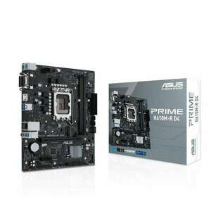 Asus Alaplap S1700 PRIME H610M-R D4-SI INTEL H610, mATX kép