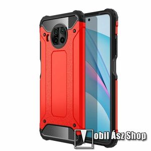 OTT! MAX DEFENDER műanyag védő tok / hátlap - PIROS - szilikon belső, ERŐS VÉDELEM! - Xiaomi Mi 10T Lite 5G / Redmi Note 9 Pro 5G / Mi 10i 5G kép