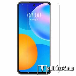 Előlap védő karcálló edzett üveg - 0, 33 mm vékony, 9H, Arc Edge, A képernyő sík részét védi - HUAWEI P smart (2021) / HUAWEI Y7a / Honor 10X Lite kép