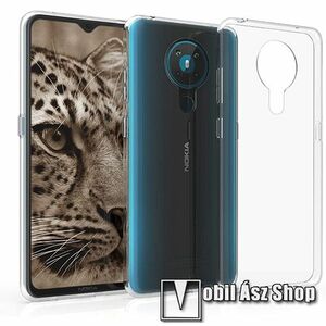 Szilikon védő tok / hátlap - ÁTLÁTSZÓ - 1, 3mm vékony - NOKIA 5.3 kép