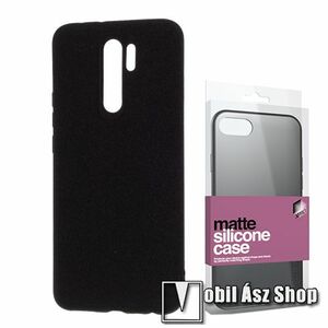 Xpro szilikon védő tok / hátlap - ULTRAVÉKONY! 0.33mm - MATT FEKETE - Xiaomi Redmi 9 / Xiaomi Redmi 9 Prime - GYÁRI kép
