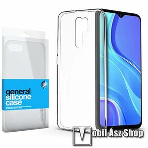 Xpro szilikon védő tok / hátlap - ULTRAVÉKONY! 0.33mm - ÁTLÁTSZÓ - Xiaomi Redmi 9 / Xiaomi Redmi 9 Prime - GYÁRI kép