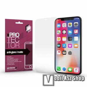 Xpro képernyővédő fólia - Anti-Glare - MATT! - 1db, törlőkendővel, A képernyő sík részét védi! - APPLE iPhone 12 Pro Max - GYÁRI kép