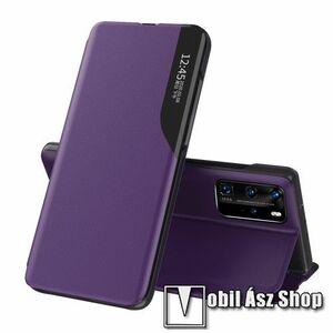 View Window ablakos notesz tok / flip tok - LILA - oldalra nyíló, asztali tartó funkciós, műanyag belső - Xiaomi Mi 10T 5G / Mi 10T Pro 5G / Redmi K30S kép