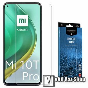 MYSCREEN HYBRIDGLASS Flexible 8H rugalmas edzett üveg képernyővédő fólia, 0, 15 mm vékony, a képernyő sík részét védi - ÁTLÁTSZÓ - Xiaomi Mi 10T 5G / Mi 10T Pro 5G / Redmi K30S - GYÁRI kép